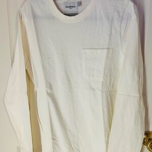 Goodfellow & Co Men's White Long Sleeve Shirt